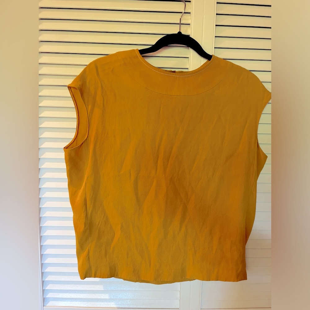 Marni Italy 2019 Mustard Yellow Top